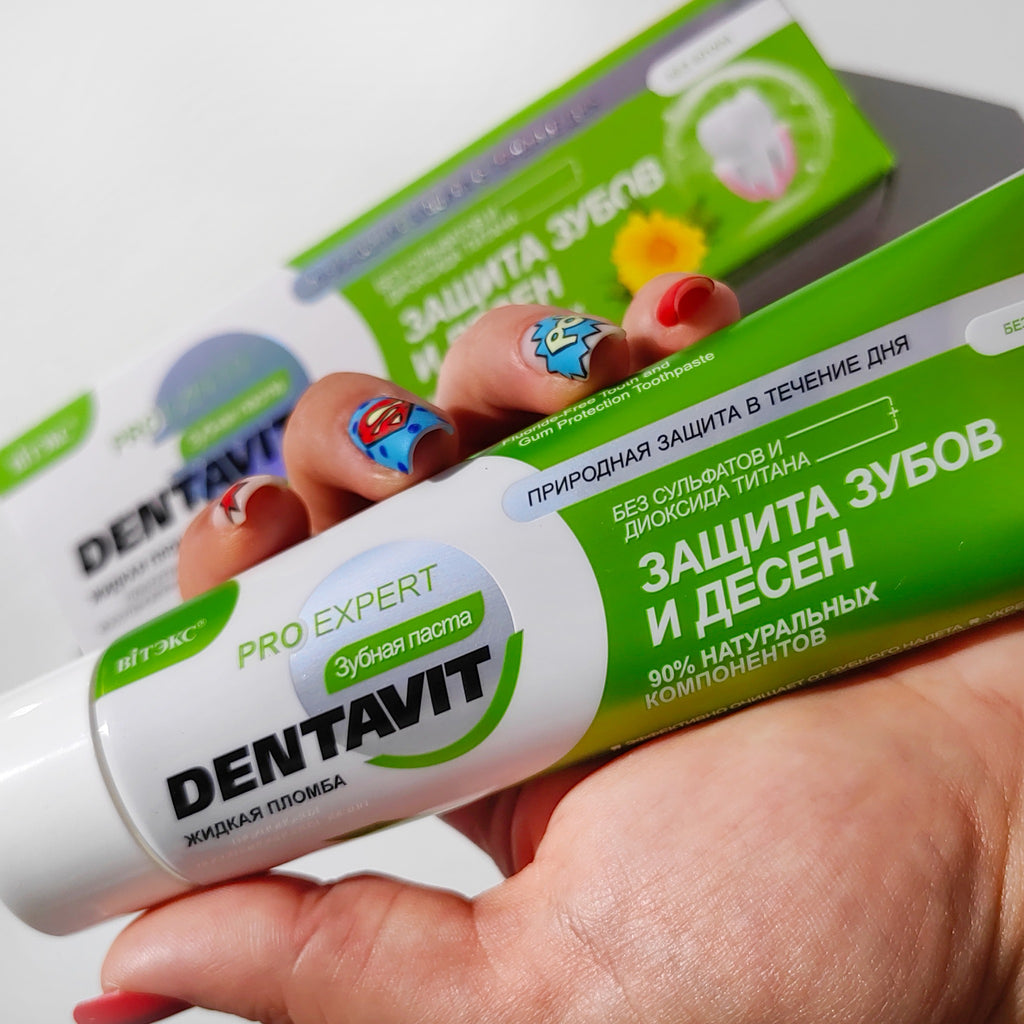 Protection Toothpaste TEETH and GUMS PROTECTION toothpaste, 90% natural ingredients, FLUORID