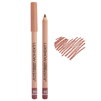 LUXSHOW Long-lasting lip liner, tone 03 Nude / Vitex