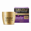 Night cream for face and eyelids “Multiorejuvenation” Lift&Oval 70+/ Belita, 50ml