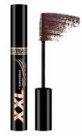 Mascara XXL Brown - False eyelashes effect "LUXVISAGE" / 9g