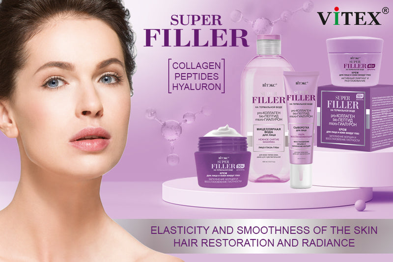 SUPER FILLER with thermal water Express Hair Mask Deeply restorative / Vitex