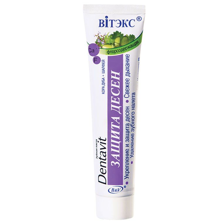 Fluoride Toothpaste Oak Bark + Sage - Gum Protection / Vitex 160 g