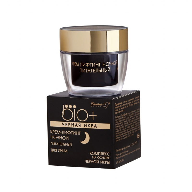 Nourishing Facial Night Cream-Lifting with Black Caviar Bio+ Belita-M